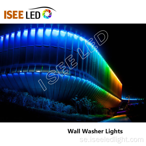 Projekt Anpassad 12-144W RGB LED Väggvattenlampa
